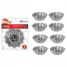 DELIZIA NEW SET 8 FORMINE TONDE DIA.CM.6 (12pz)